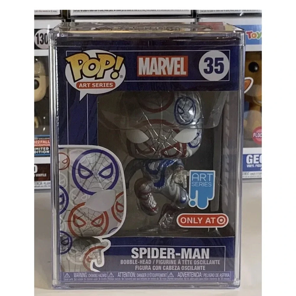 Funko‎ POP! Marvel Artist Series Patriotic Age Spider-Man #35 Target Exclusive